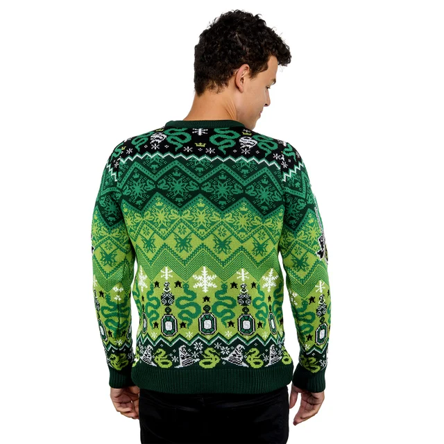 Slytherin House Crest Christmas Jumper