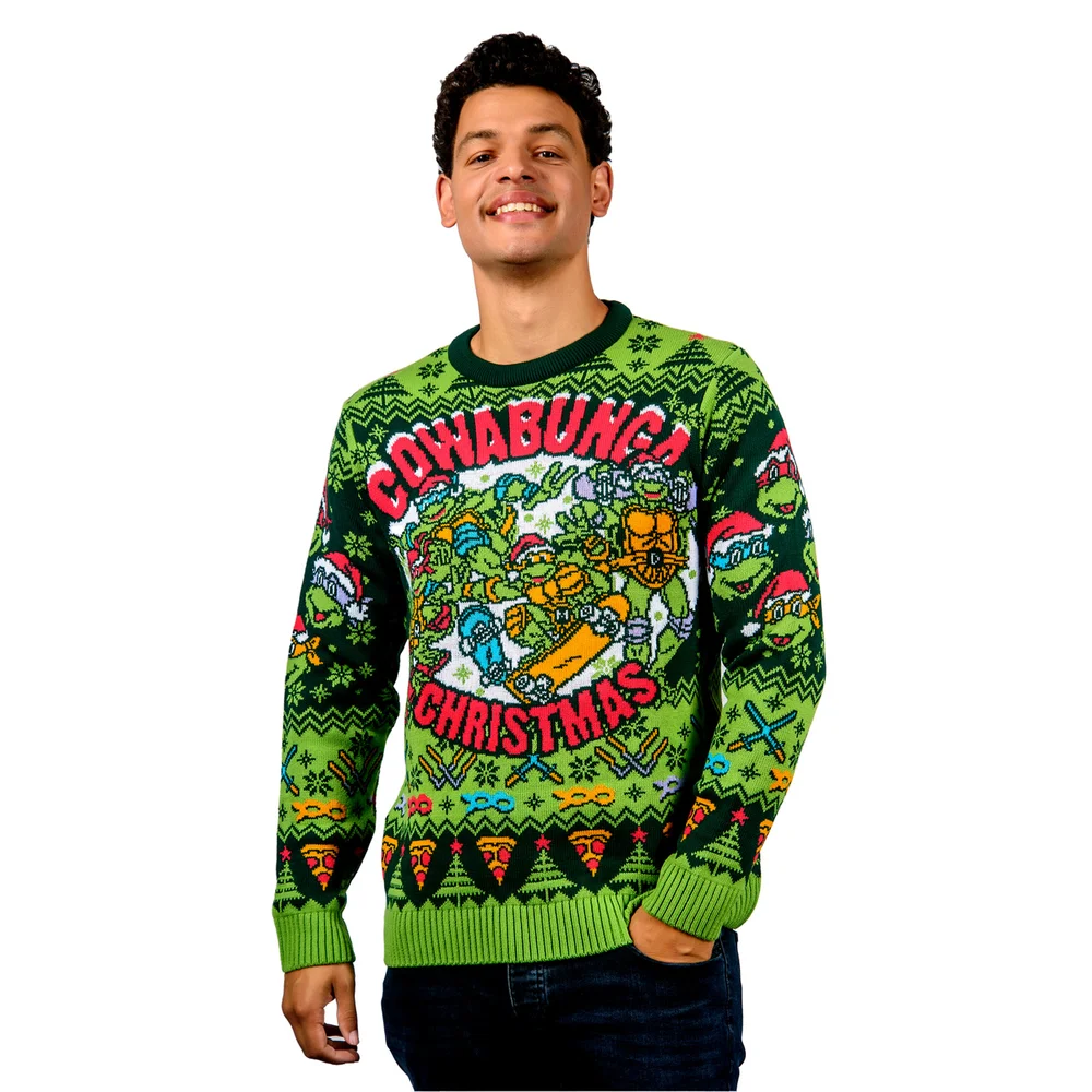 Teenage Mutant Ninja Turtles: Cowabunga Christmas Jumper - S Image 1
