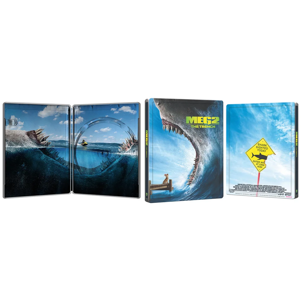 The Meg 2: The Trench Zavvi Exclusive 4K Ultra HD Steelbook (includes Blu-ray) Image 1