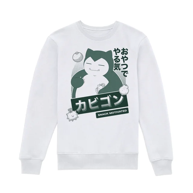Pokémon Snorlax Snack Time Sweatshirt - White