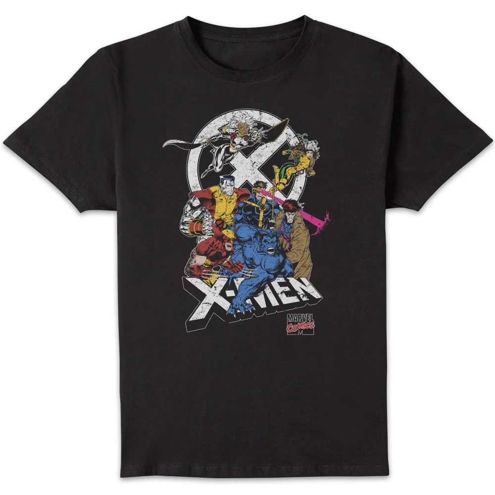 X-Men Super Team Men's T-Shirt - Black - S - Black Image 1