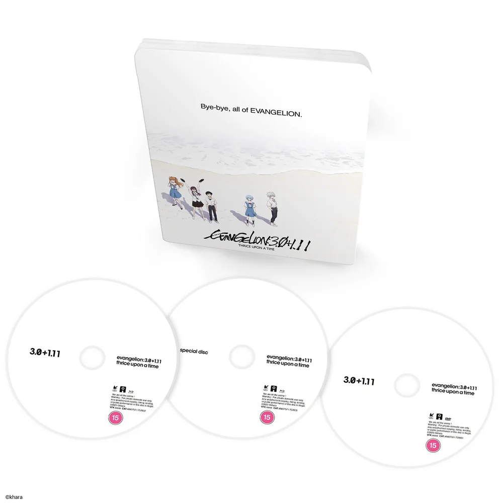 Evangelion:3.0+1.11 Thrice Upon a Time (Limited Steelbook Edition) (includes DVD) Image 1