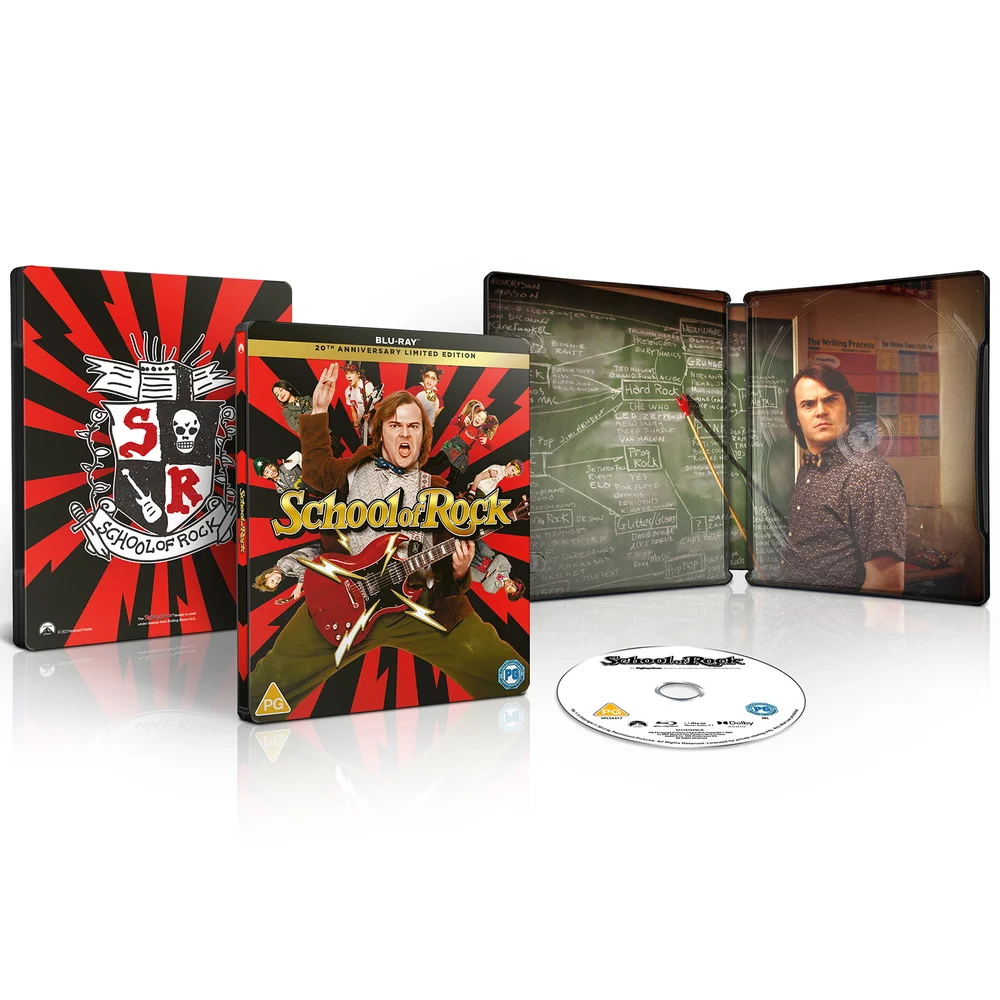 School of Rock 20th Anniversary Limited Edition Steelbook Image 1