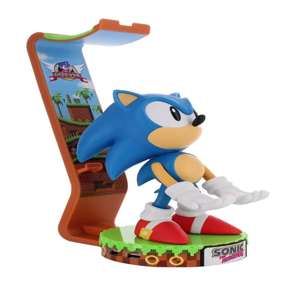SEGA: Sonic Cable Guys Deluxe Light Up Controller, Headphone and Phone Stand Image 1