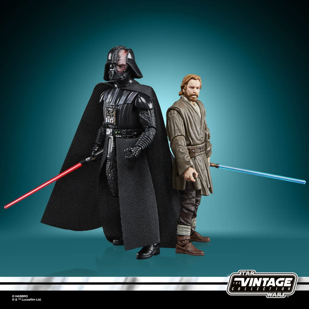 Hasbro Star Wars The Vintage Collection Obi-Wan Kenobi & Darth Vader Showdown 3.75” Action Figures 2-Pack Image 1