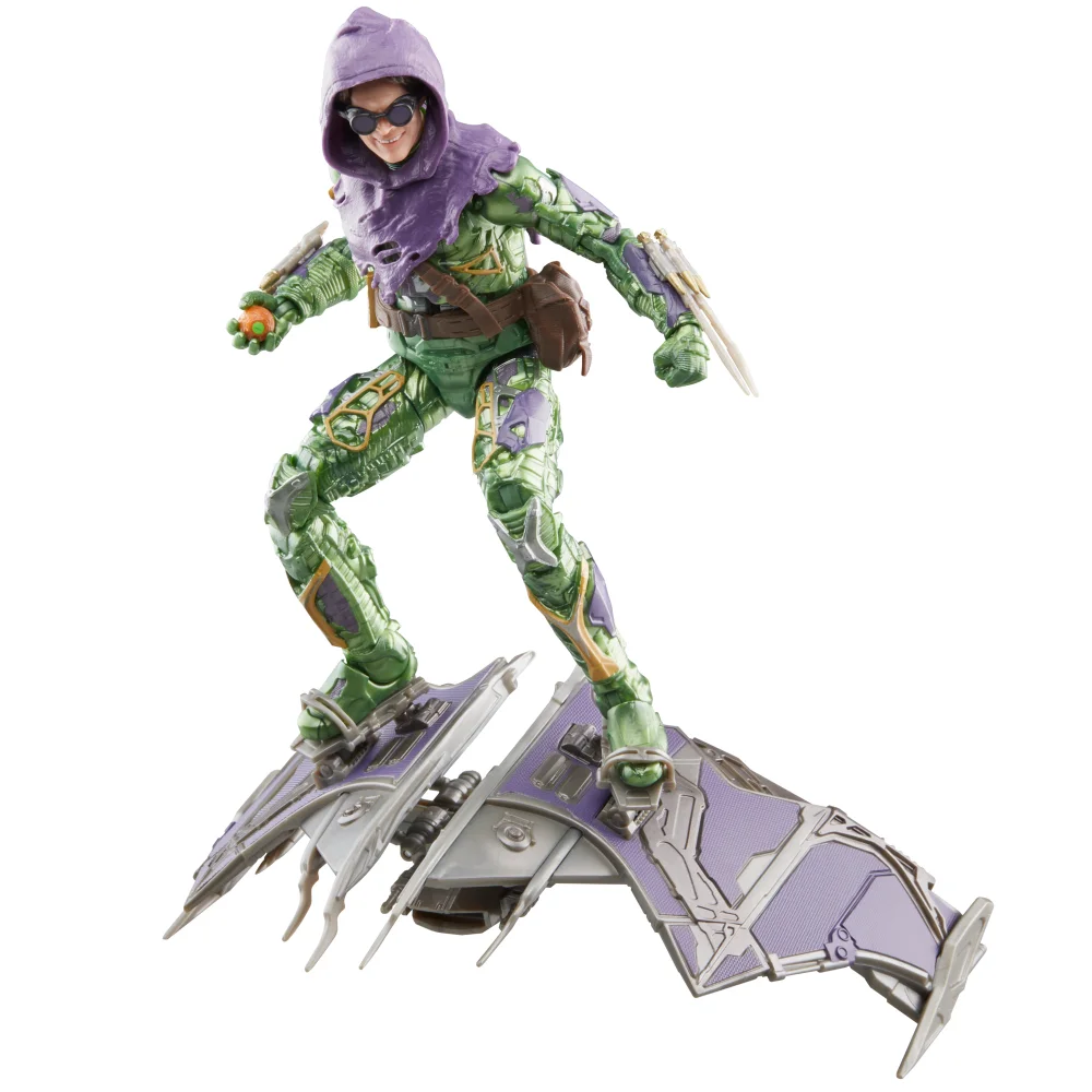 Hasbro Marvel Legends Series Green Goblin, Spider-Man: No Way Home Deluxe 6” Action Figures Image 1