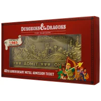 Dungeons & Dragons: The Cartoon 40th Anniversary Rollercoaster Ticket by Fanattik