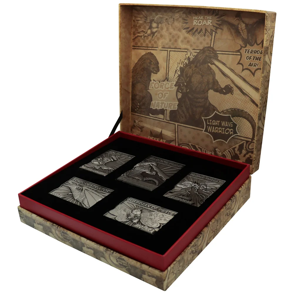 Godzilla 5 Piece Limited Edition Monsters Ingot Set by Fanattik Image 1