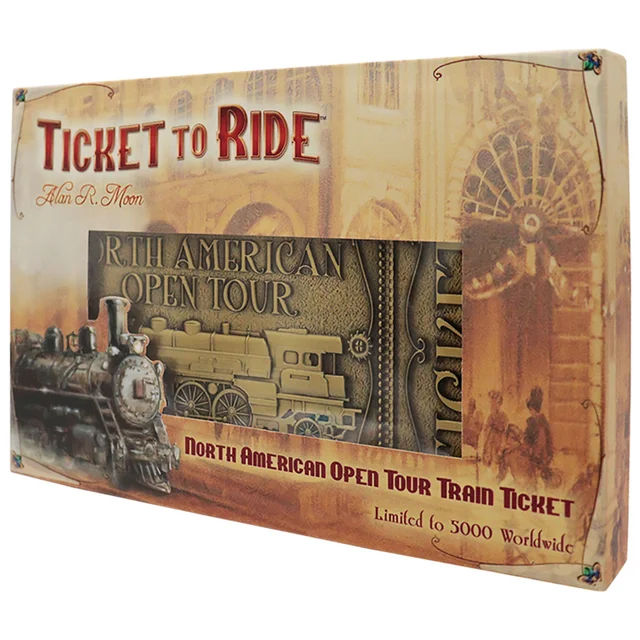Ticket to Ride North American Open Tour Ticket by Fanattik