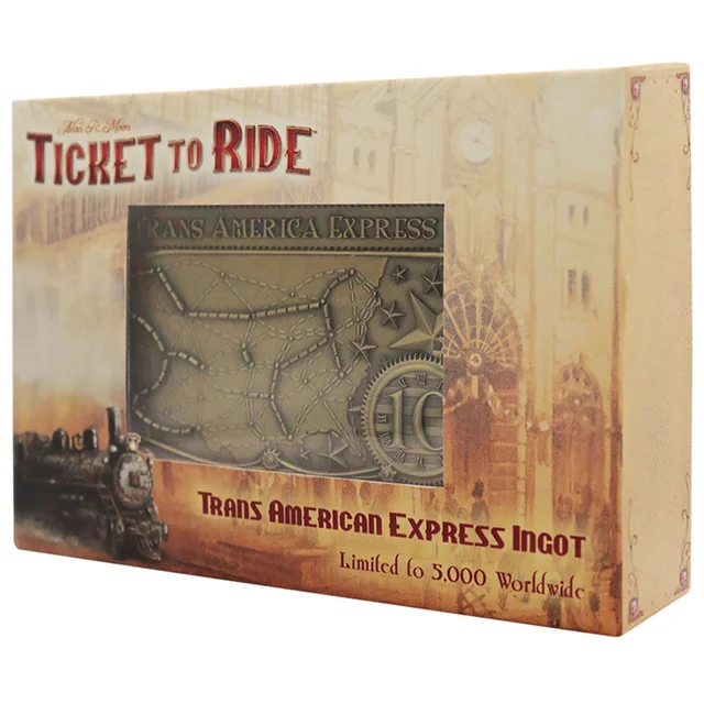 Ticket to Ride Trans America Express Ingot By Fanattik