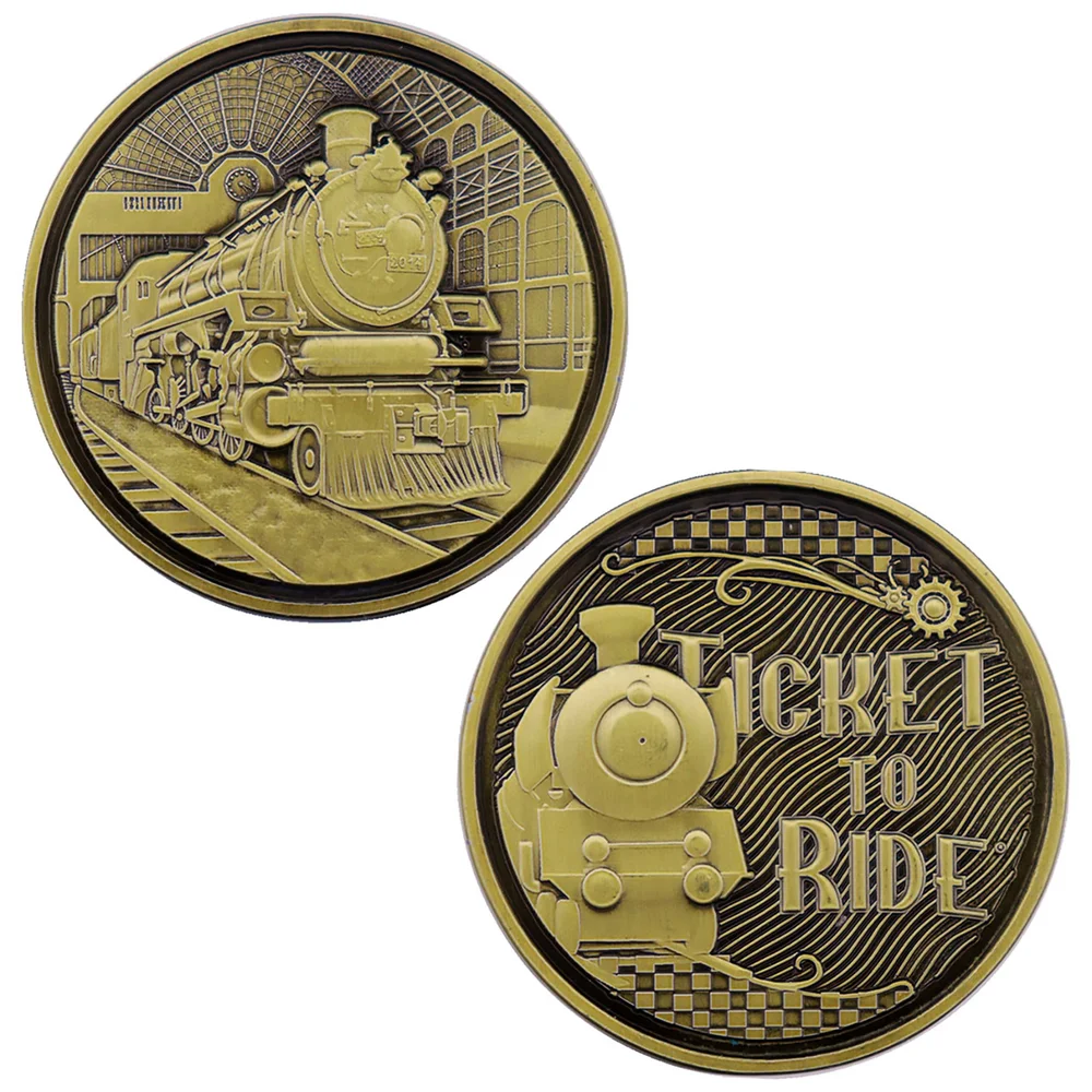 Ticket to Ride Limited Edition Collectible Train Coin by Fanattik Image 1