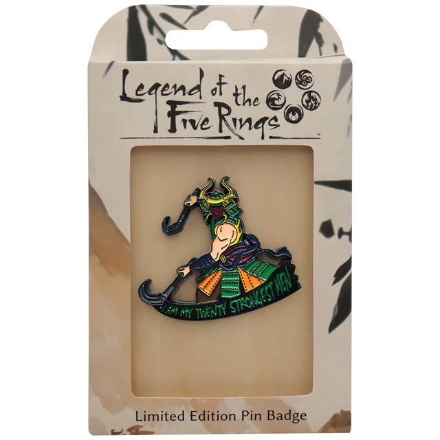 Legend of the Five Rings Limited Edition Yorimoto Pin Badge by Fanattik