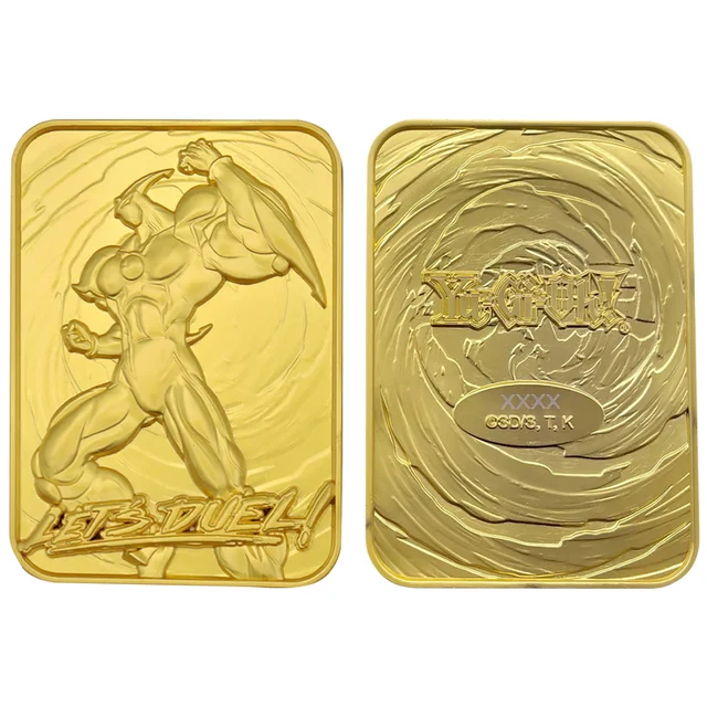 Yu-Gi-Oh! Elemental Hero Neos 24k Gold Plated Ingot by Fanattik