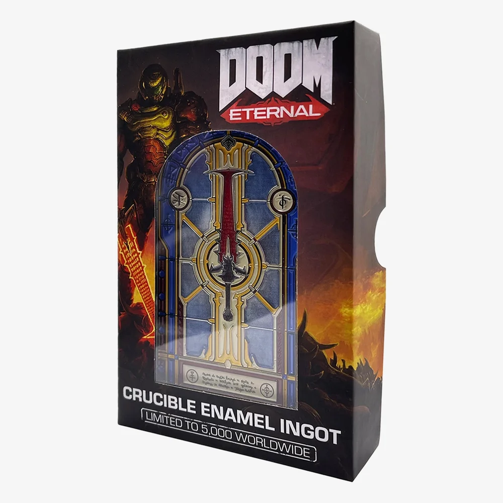Doom Limited Edition Crucible Sword Stained Glass Window Ingot Image 1