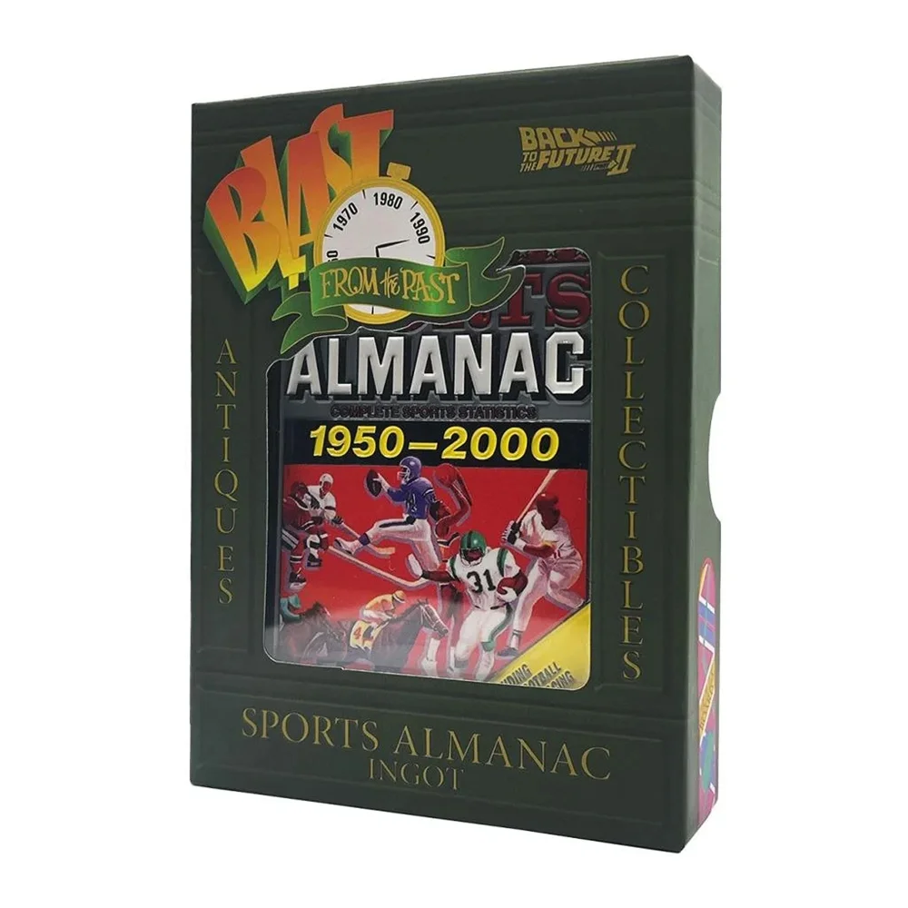 Back to the Future Limited Edition Sport Almanac Ingot Image 1
