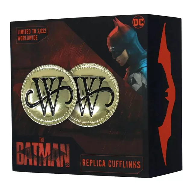 DC The Batman Limited Edition Replica Wayne Cufflinks