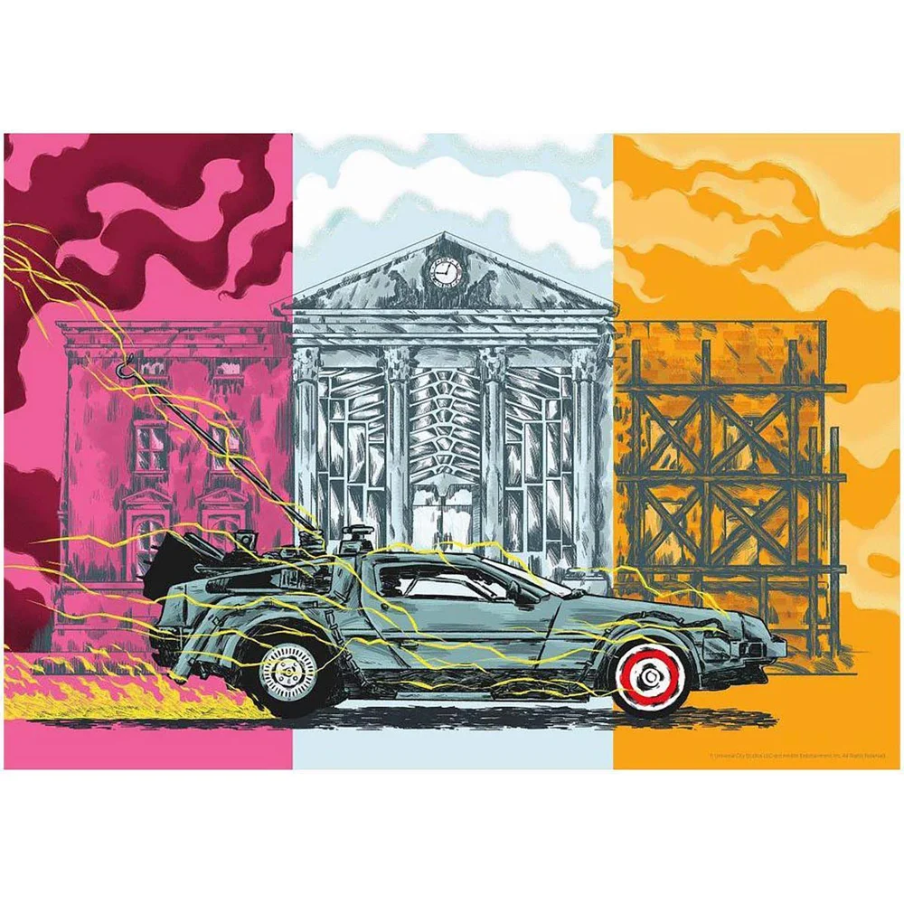 Back to the Future Limited Edition Art Print Image 1