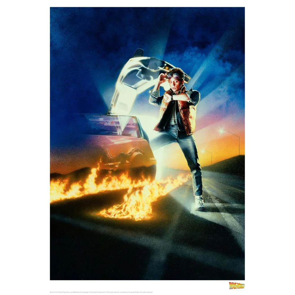 Back to the Future Limited Edition Art Print Image 1