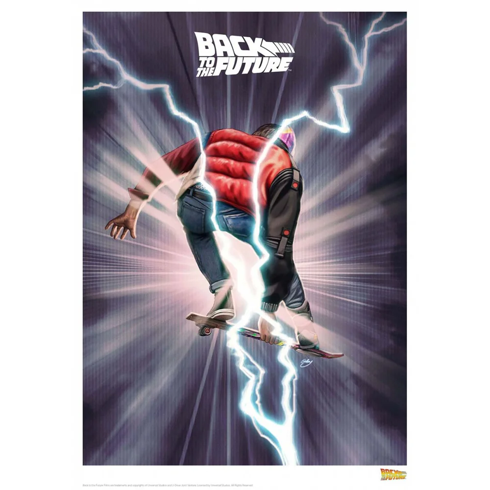 Back to the Future Limited Edition Art Print Image 1
