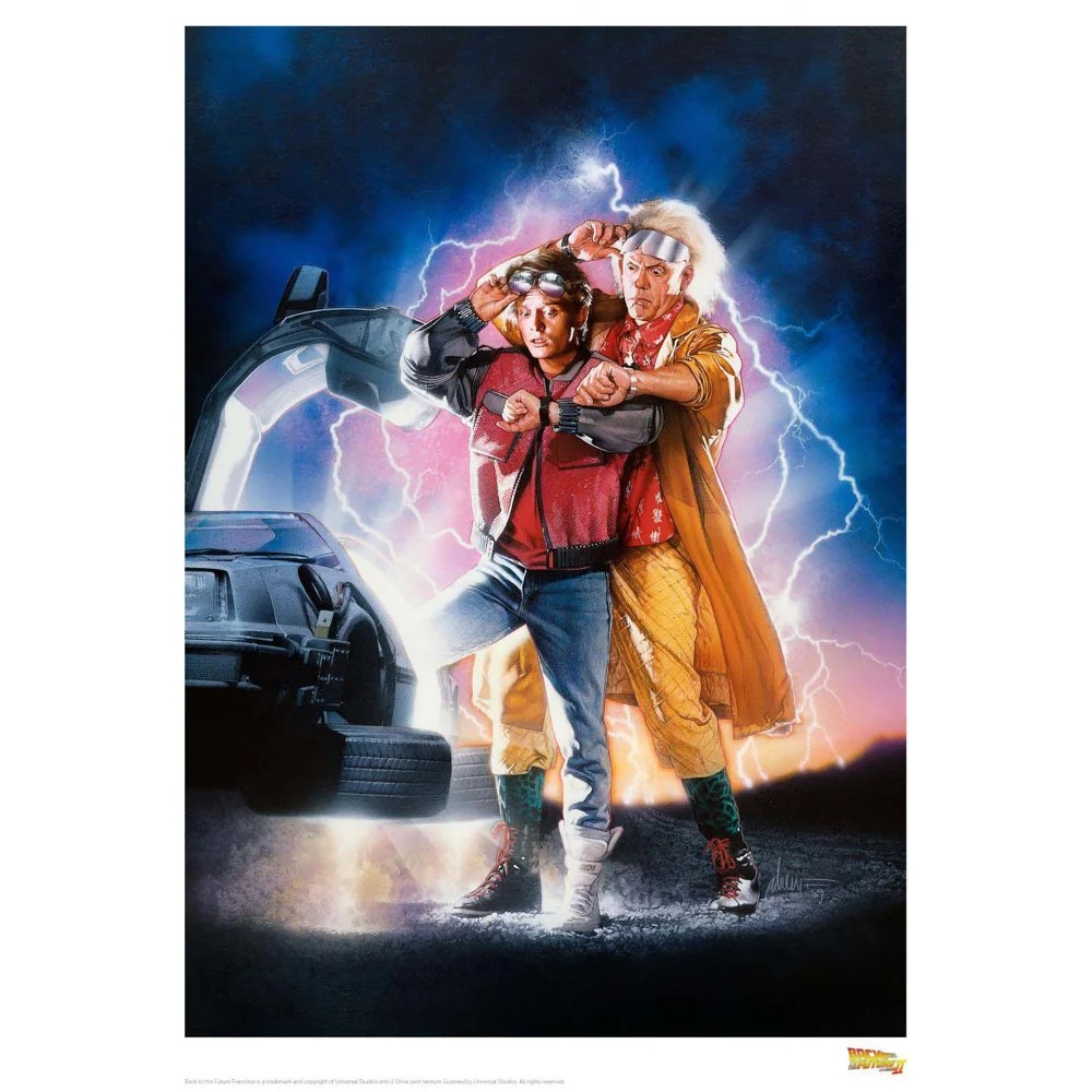 Back to the Future Limited Edition Art Print Image 1