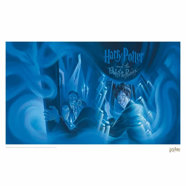 Harry Potter & the Order of the Phoenix Book Cover Artwork Limited Edition Art Print