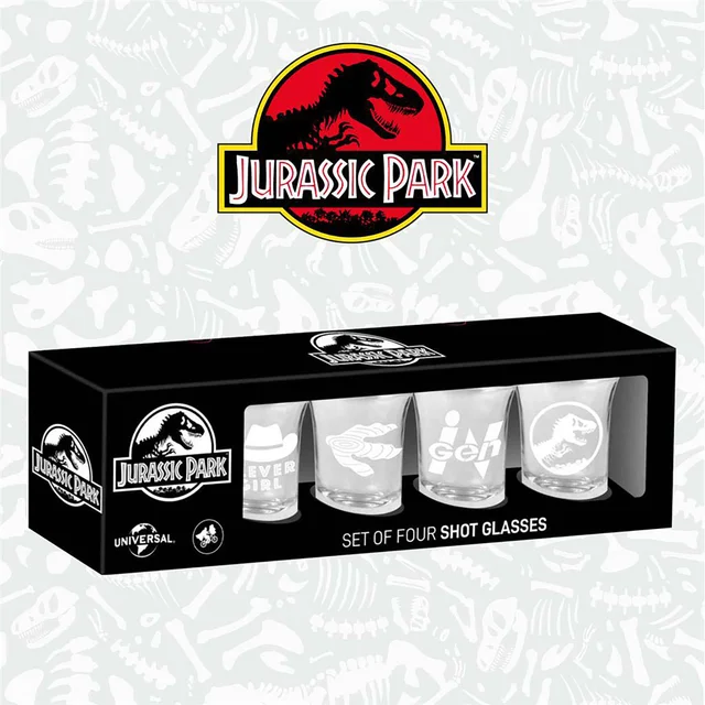 Jurassic Park Premium Set of 4 Shot Glasses