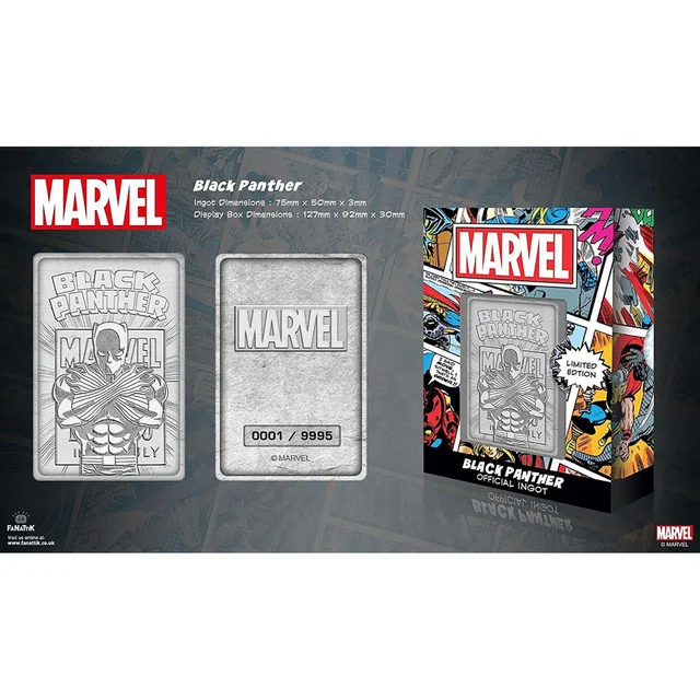 Marvel Limited Edition Black Panther Ingot