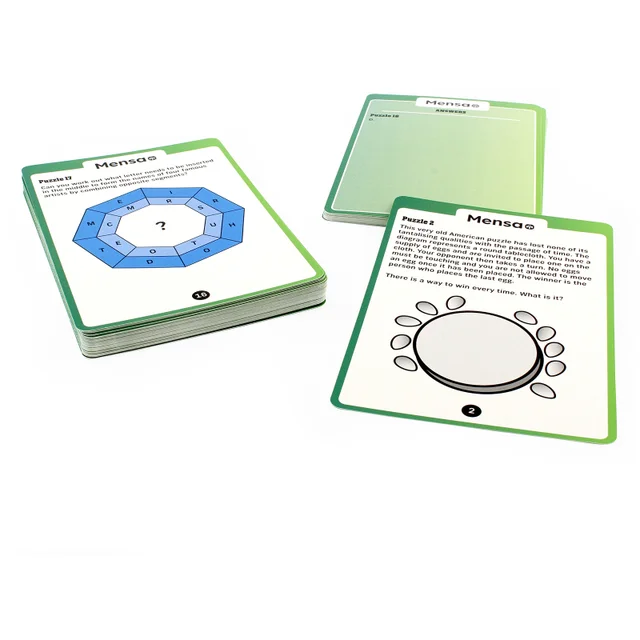 Mensa-Riddles And Conundrums Card Game