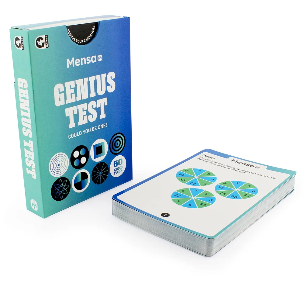 Mensa-The Genius Test Card Game Image 1