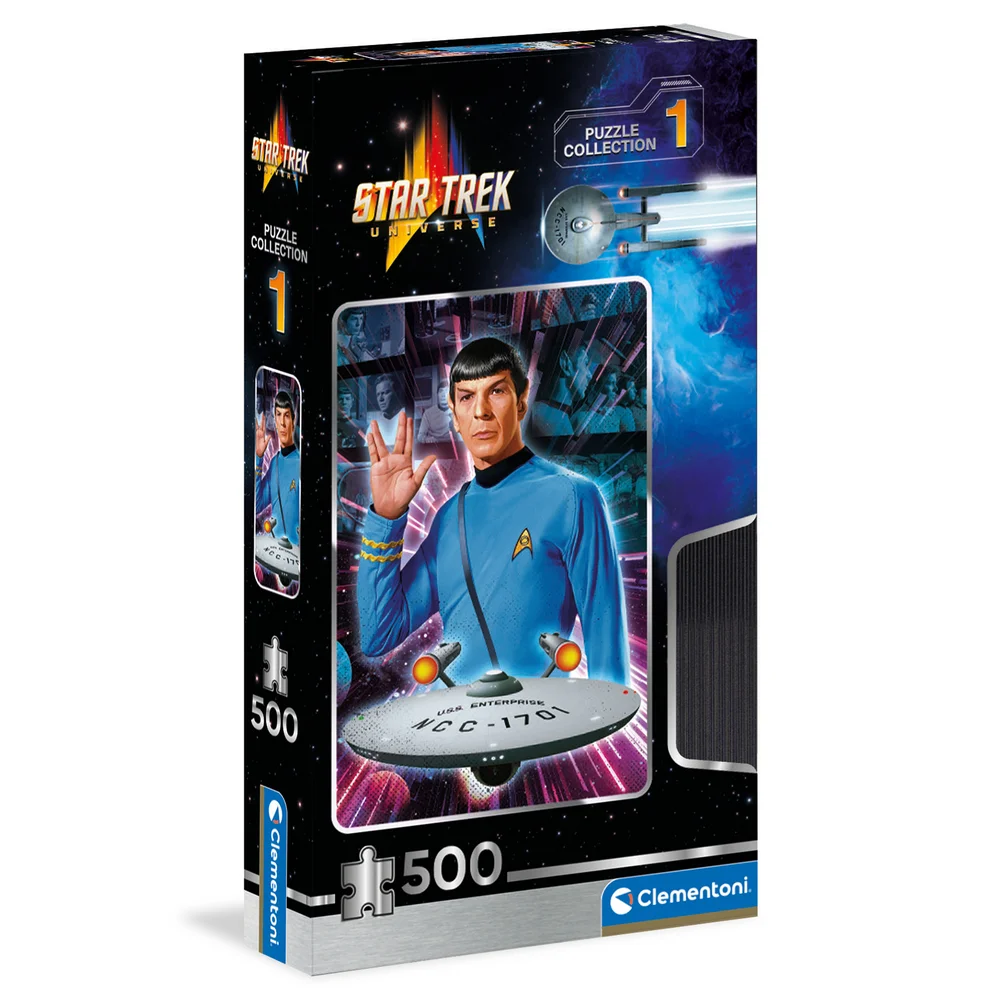 Clementoni Star Trek VHS 500 Piece Jigsaw Puzzle 1 Image 1