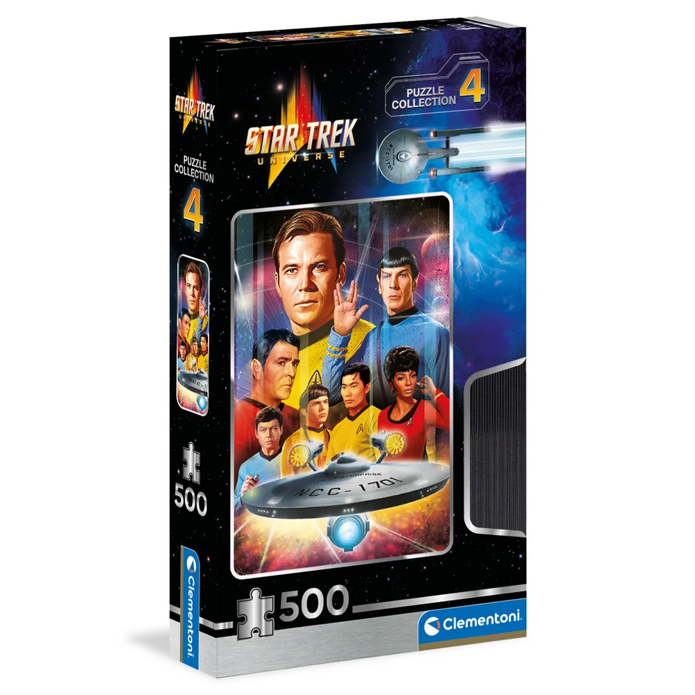 Clementoni Star Trek VHS 500 Piece Jigsaw Puzzle 4 Image 1