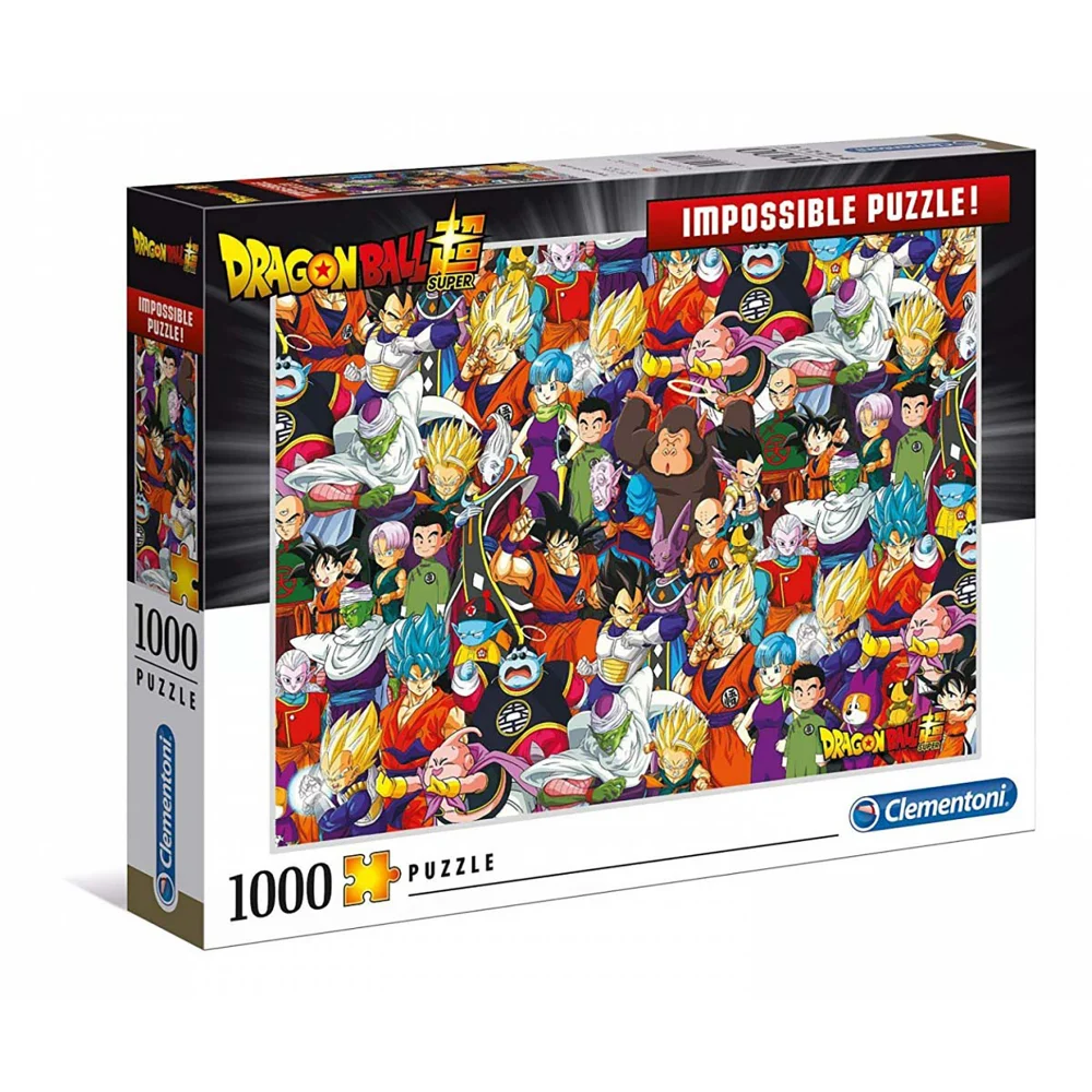 Clementoni Dragonball 1000 Piece Impossible Jigsaw Puzzle Image 1