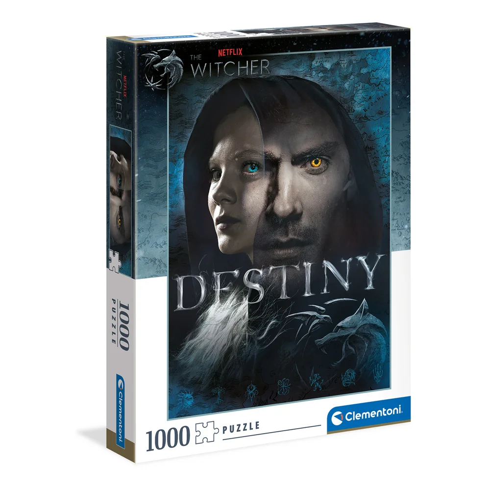 Clementoni The Witcher Destiny 1000 Piece Jigsaw Puzzle Image 1