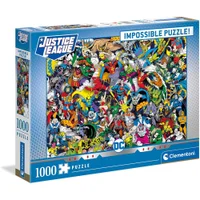 Clementoni Dc Justice League 1000 Piece Impossible Jigsaw Puzzle