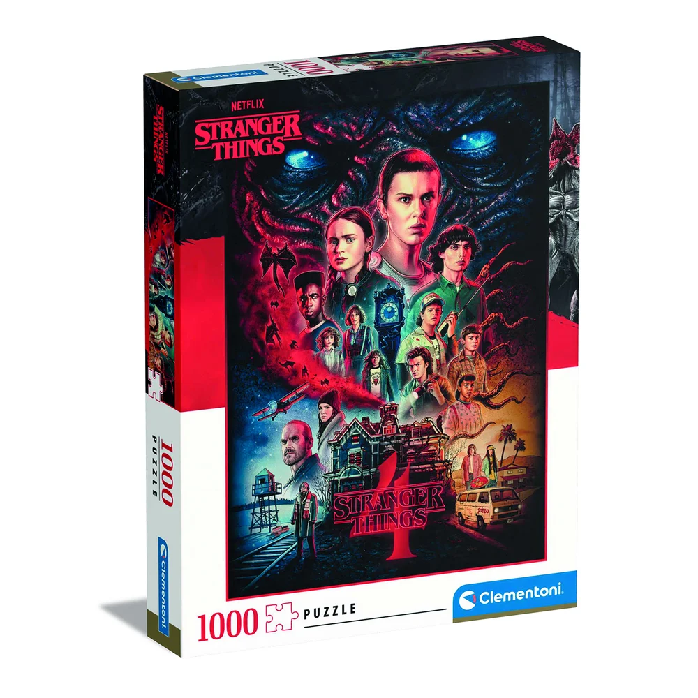 Clementoni Stranger Things Series 4 1000 Piece Jigsaw Puzzle Image 1