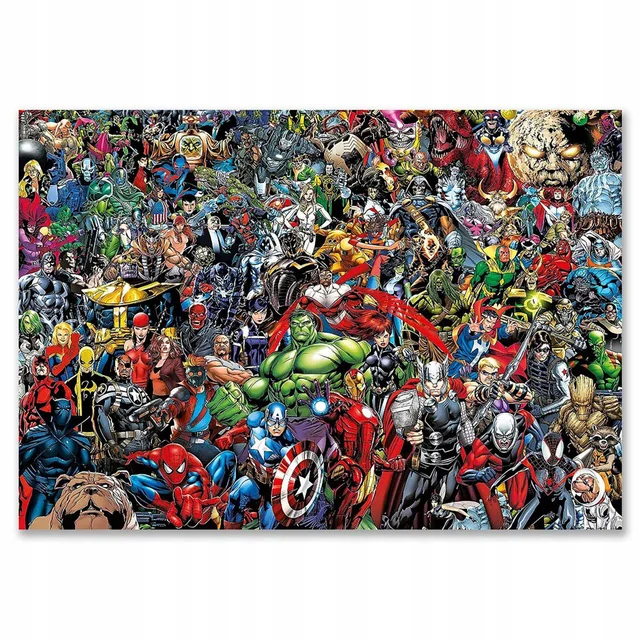 Clementoni Marvel Avengers 1000 Piece Impossible Jigsaw Puzzle