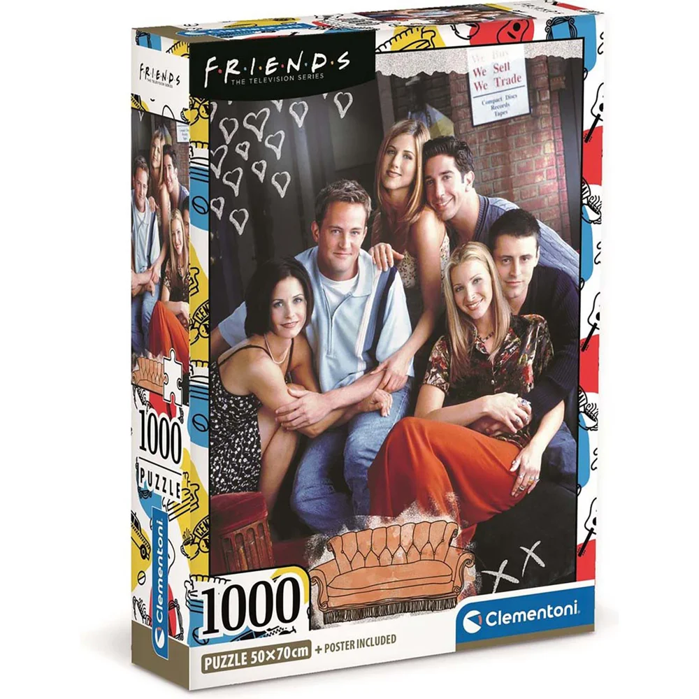 Clementoni Friends 1000 Piece Jigsaw Puzzle Image 1