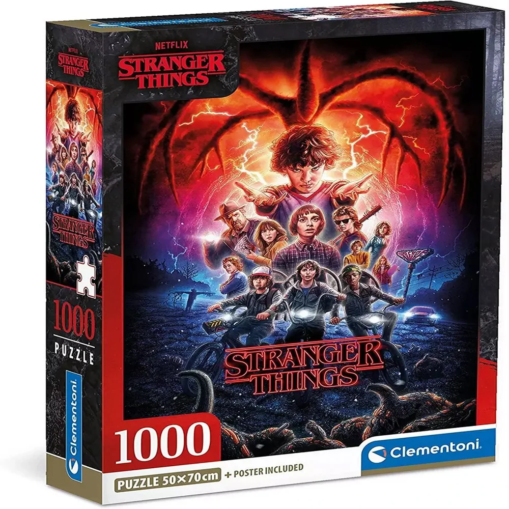 Clementoni Stranger Things 1000 Piece Jigsaw Puzzle Image 1