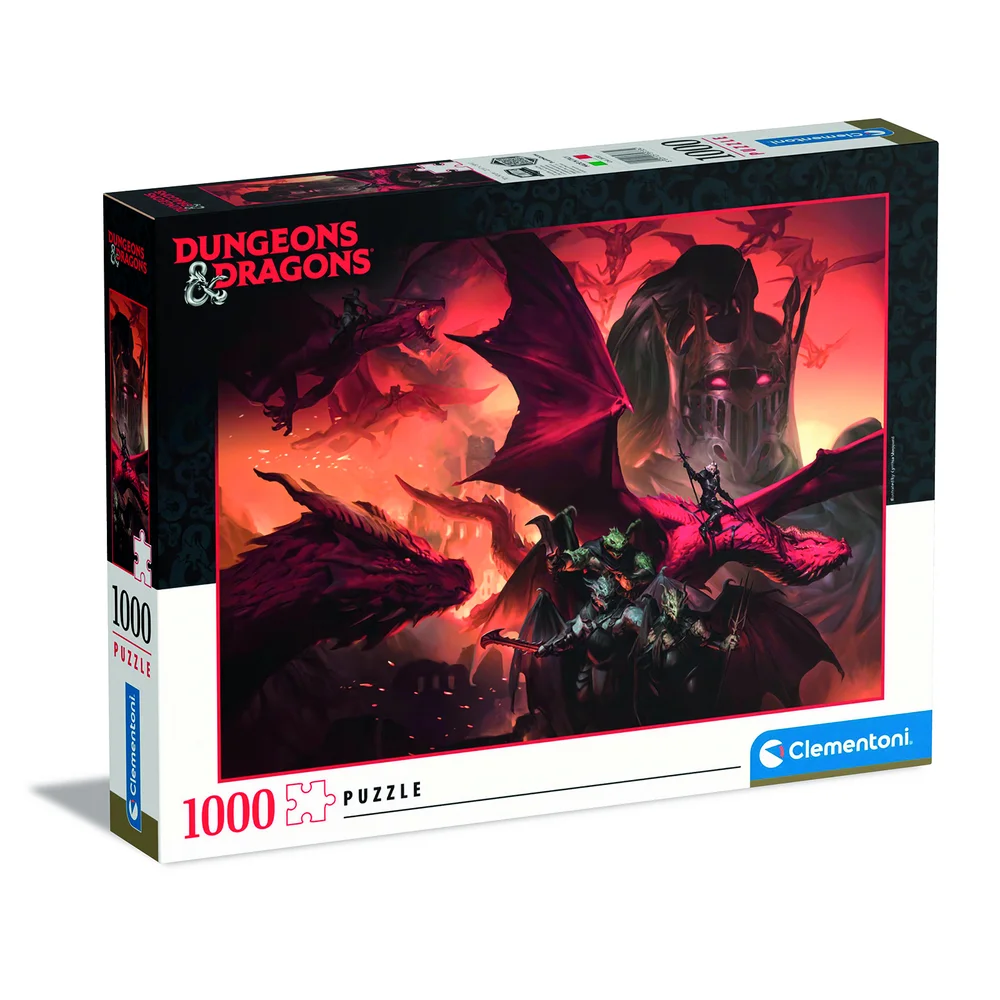 Clementoni Dungeons & Dragons 1000 Piece Jigsaw Puzzle 1 Image 1