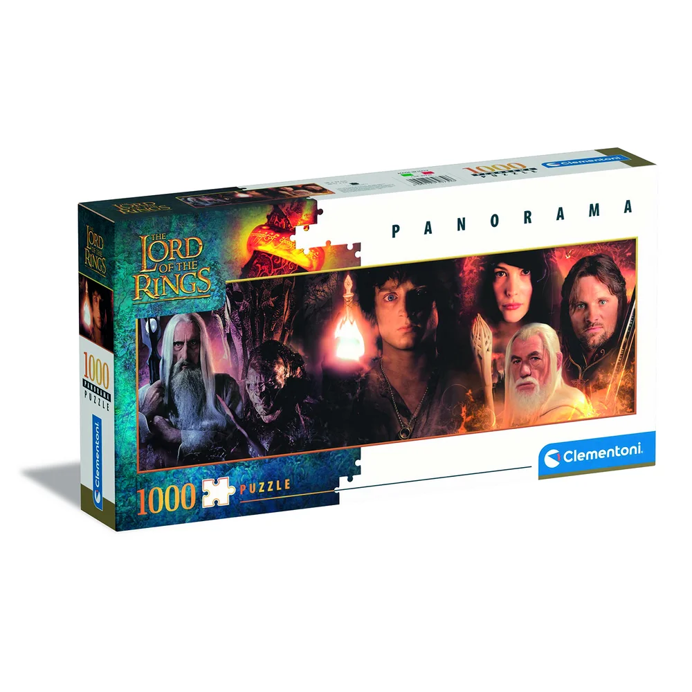 Clementoni The Lord Of The Rings 1000 Piece Panorama Jigsaw Puzzle Image 1