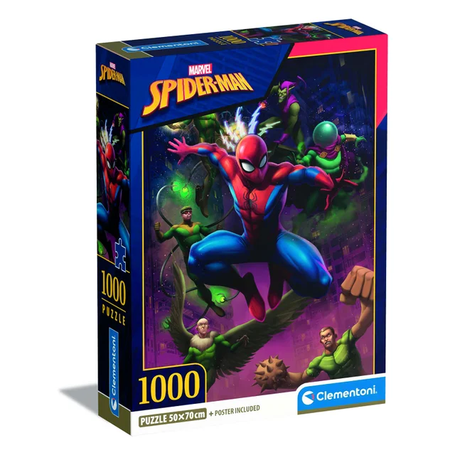 Clementoni Marvel Spiderman 1000 Piece Jigsaw Puzzle
