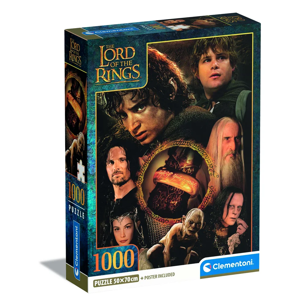 Clementoni The Lord Of The Rings 1000 Piece Jigsaw Puzzle 1 Image 1