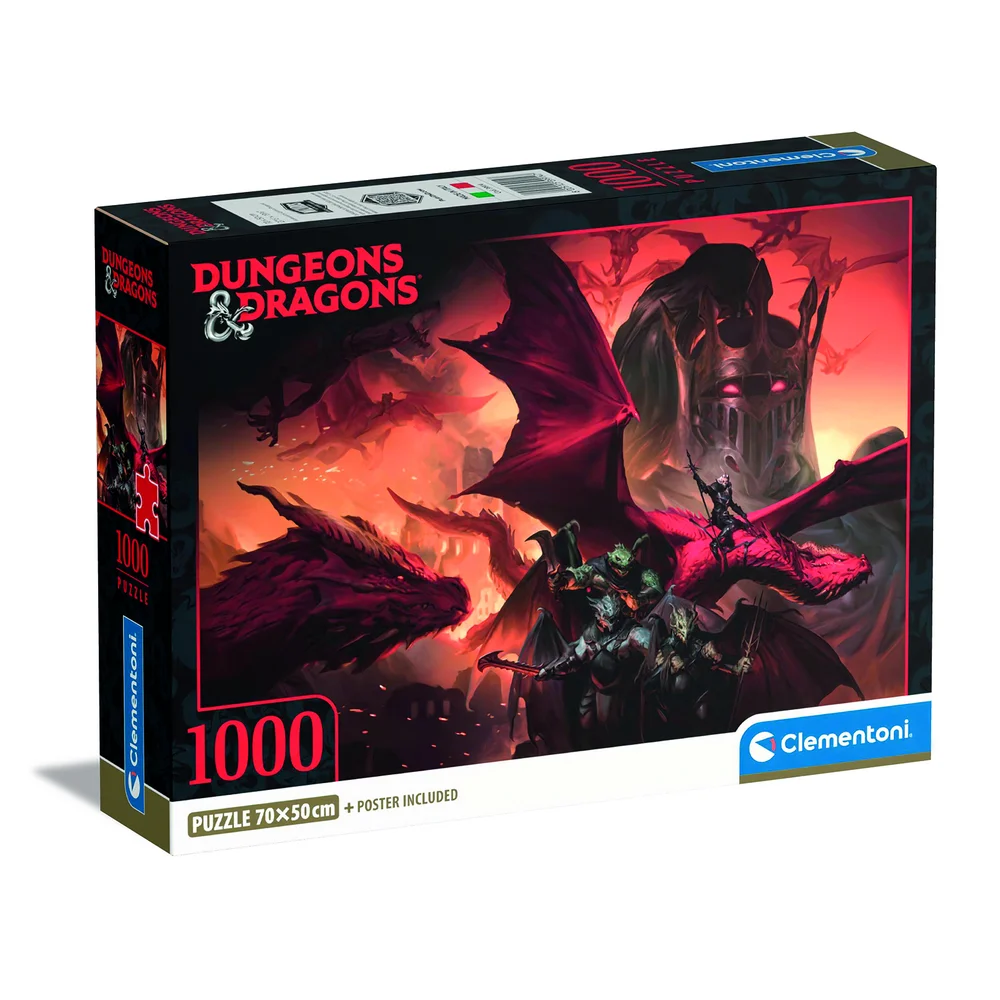 Clementoni Dungeons & Dragons 1000 Piece Jigsaw Puzzle 1 Image 1
