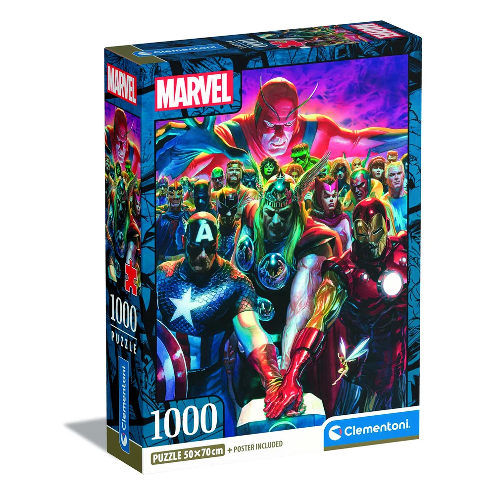 Clementoni Marvel Avengers 1000 Piece Jigsaw Puzzle Image 1