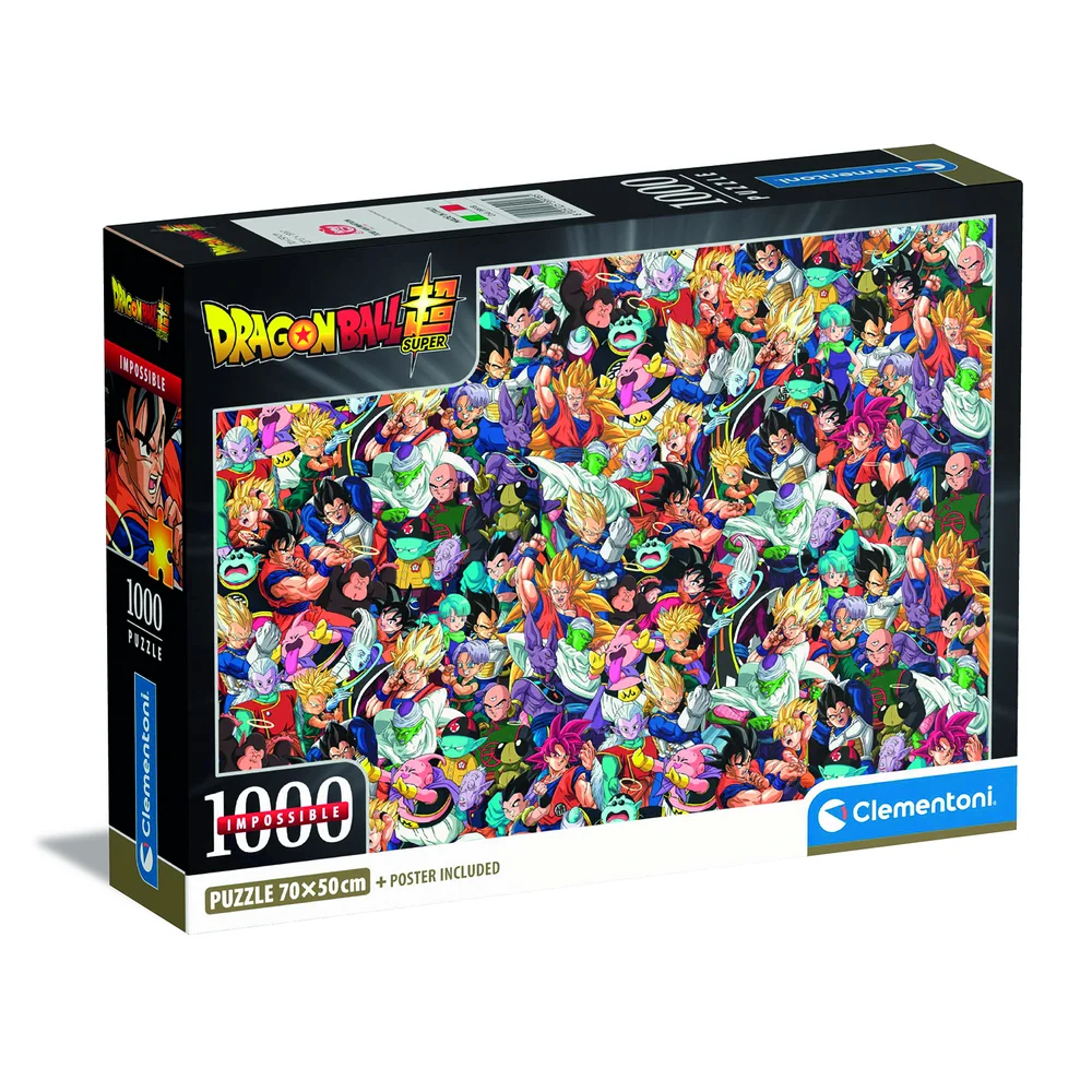 Clementoni Dragonball 1000 Piece Impossible Jigsaw Puzzle Image 1