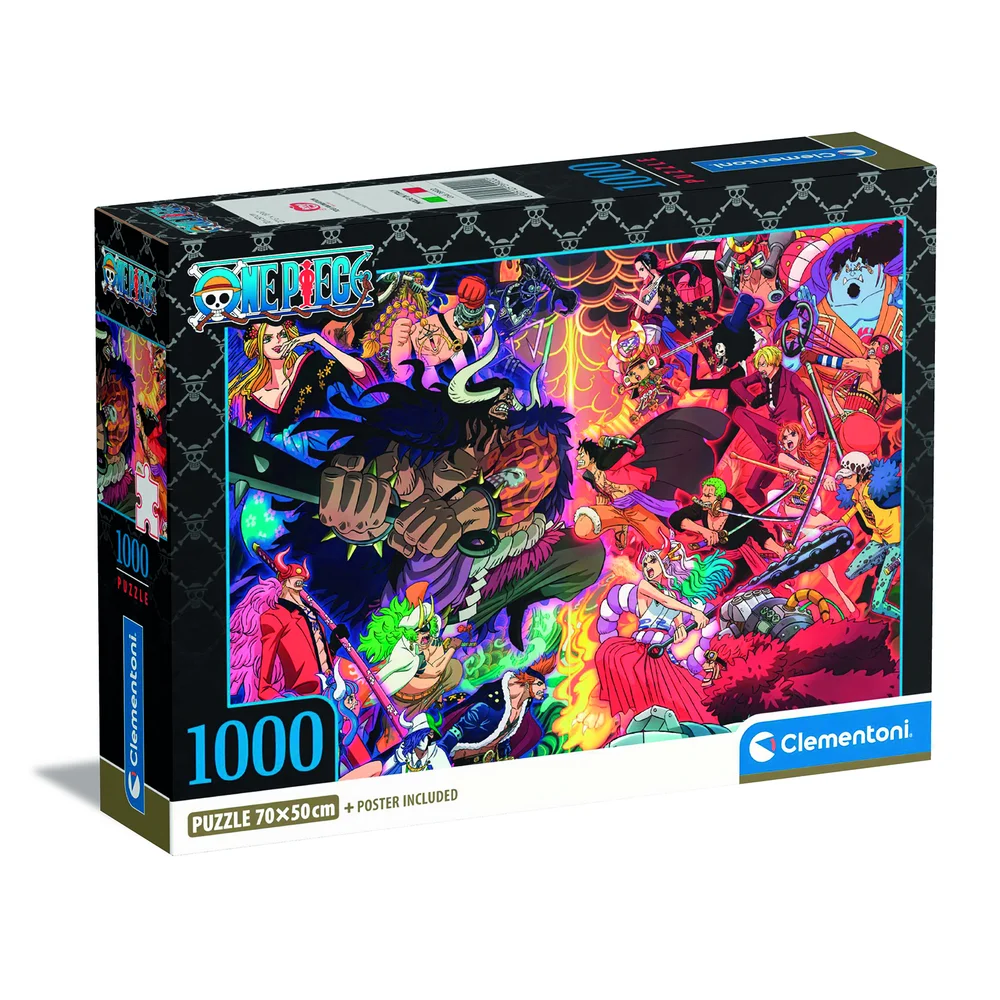 Clementoni One Piece 1000 Piece Impossible Jigsaw Puzzle Image 1