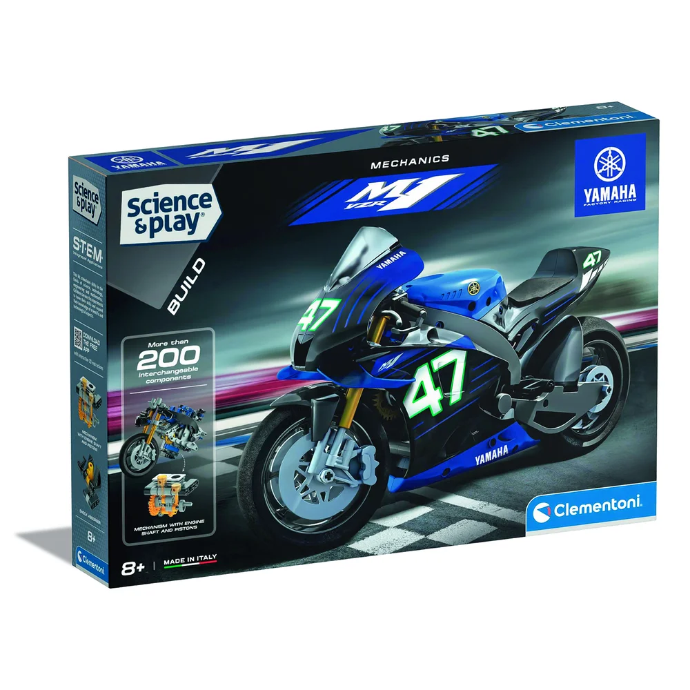 Clementoni Mechanics Lab - Yamaha Supersport Bike Toy Image 1
