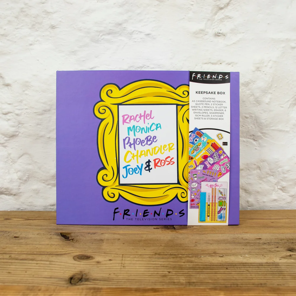 Friends Keepsake Stationary Gift Set Box Image 1