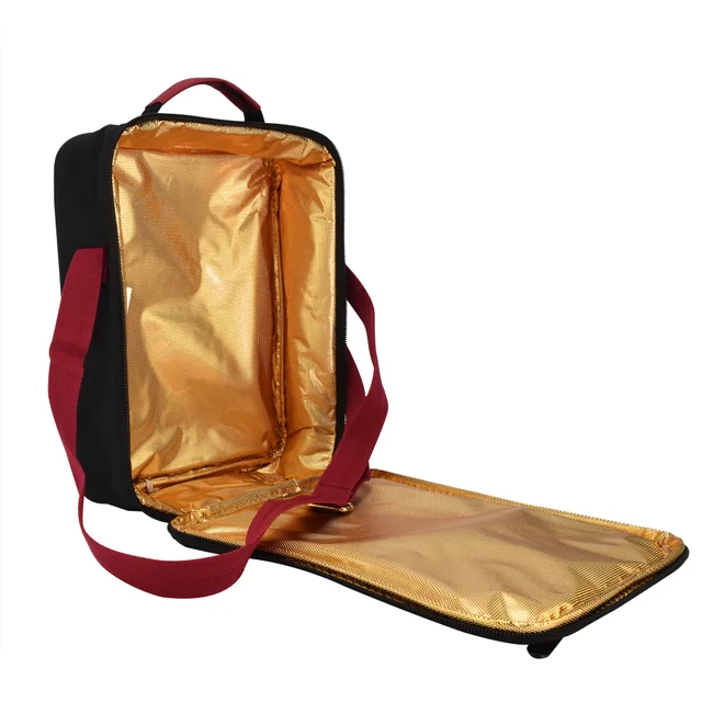 Harry Potter Deluxe 2 Pocket Lunch Bag Black