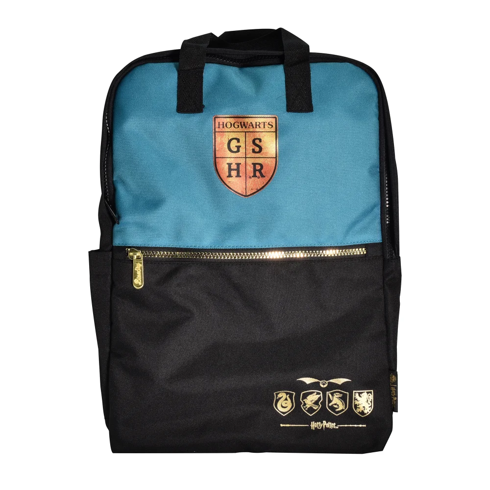 Harry Potter Black & Teal Backpack Image 1